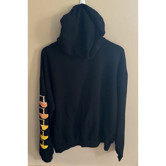 NARUTO Shippuden HOODIE MENS XL BLACK SWEATSHIRT Lightweight ANIME Comic - Picture 3 of 3